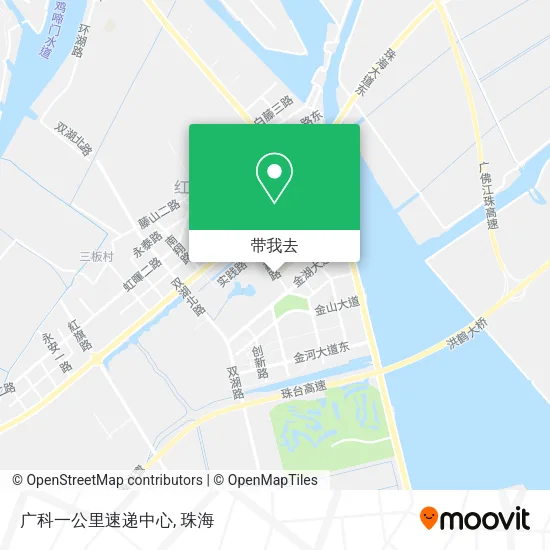 广科一公里速递中心地图