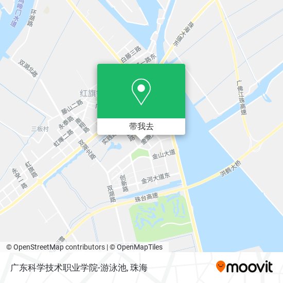 广东科学技术职业学院-游泳池地图