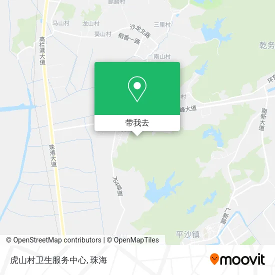 虎山村卫生服务中心地图