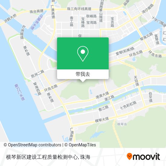 横琴新区建设工程质量检测中心地图