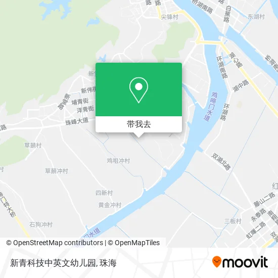 新青科技中英文幼儿园地图