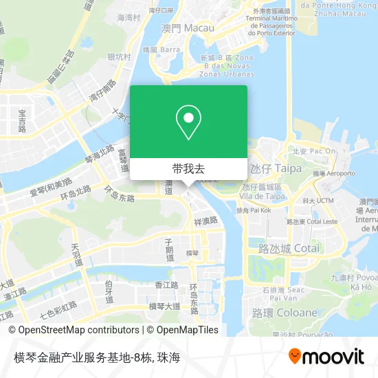 横琴金融产业服务基地-8栋地图