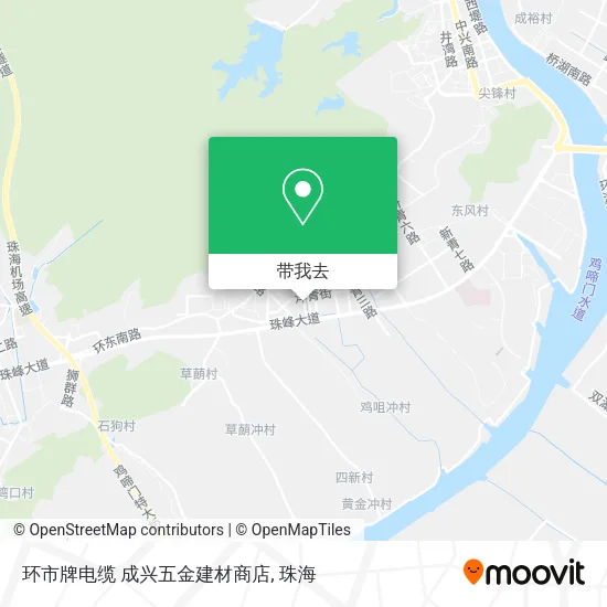 环市牌电缆 成兴五金建材商店地图