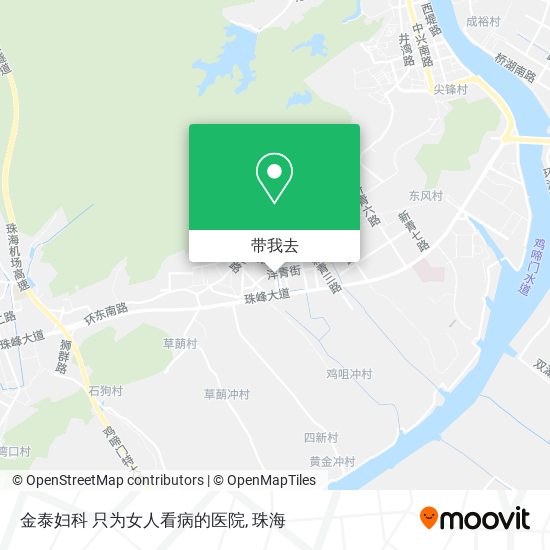 金泰妇科 只为女人看病的医院地图