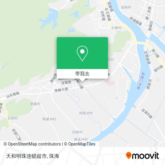 天和明珠连锁超市地图