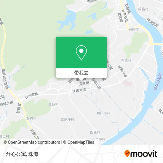 舒心公寓地图