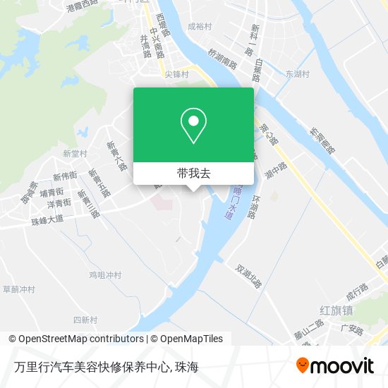 万里行汽车美容快修保养中心地图