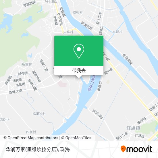 华润万家(里维埃拉分店)地图