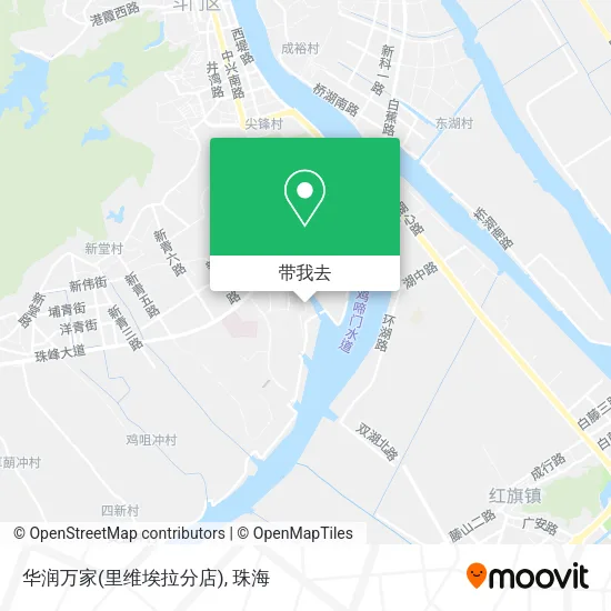 华润万家(里维埃拉分店)地图