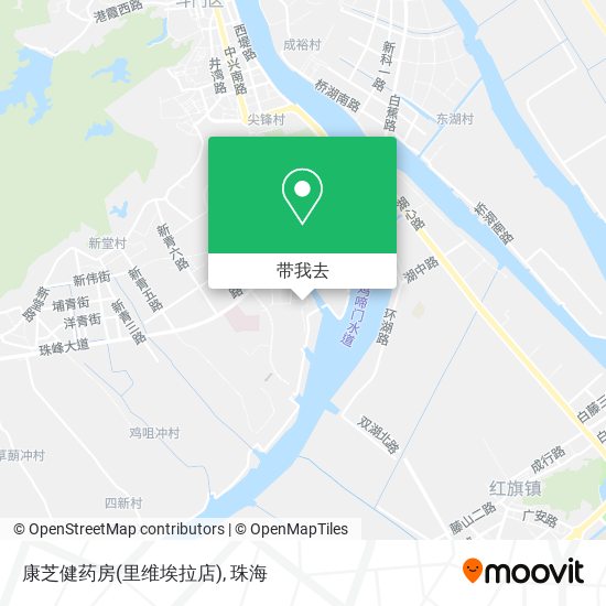 康芝健药房(里维埃拉店)地图