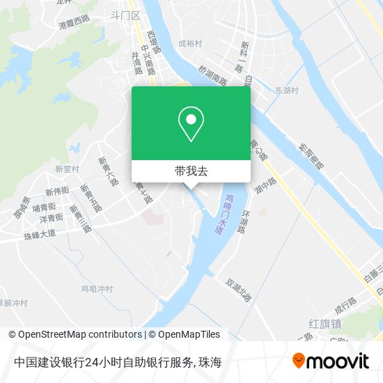 中国建设银行24小时自助银行服务地图