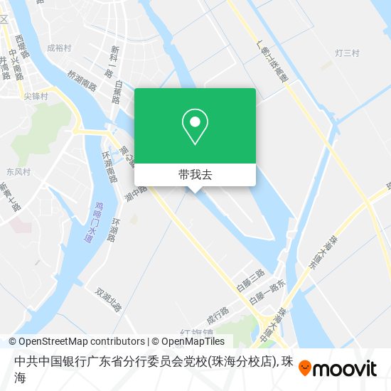中共中国银行广东省分行委员会党校(珠海分校店)地图