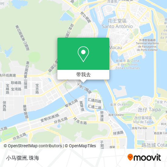 小马骝洲地图