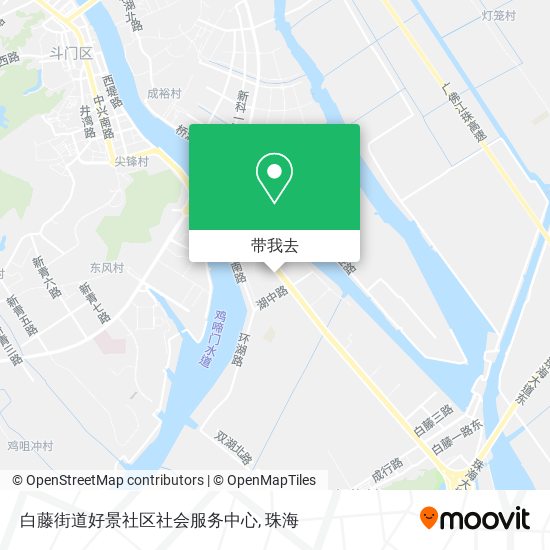 白藤街道好景社区社会服务中心地图
