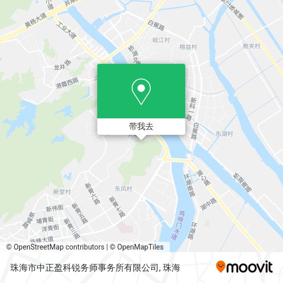 珠海市中正盈科锐务师事务所有限公司地图