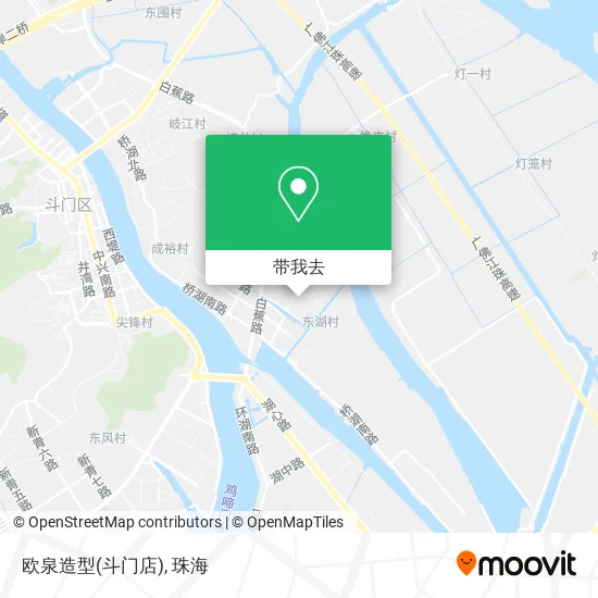 欧泉造型(斗门店)地图