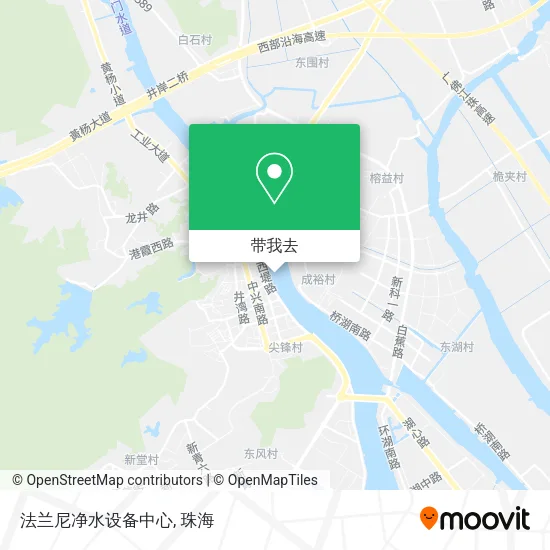 法兰尼净水设备中心地图