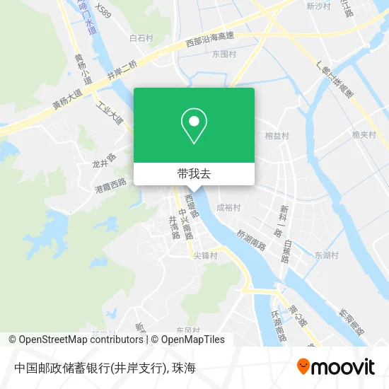 中国邮政储蓄银行(井岸支行)地图