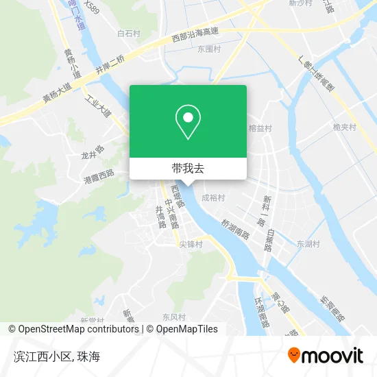 滨江西小区地图