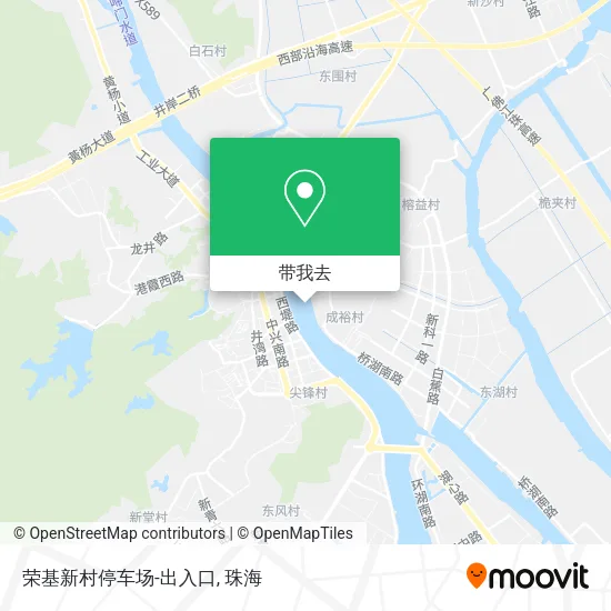 荣基新村停车场-出入口地图