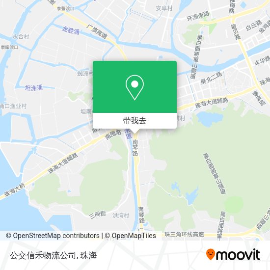 公交信禾物流公司地图