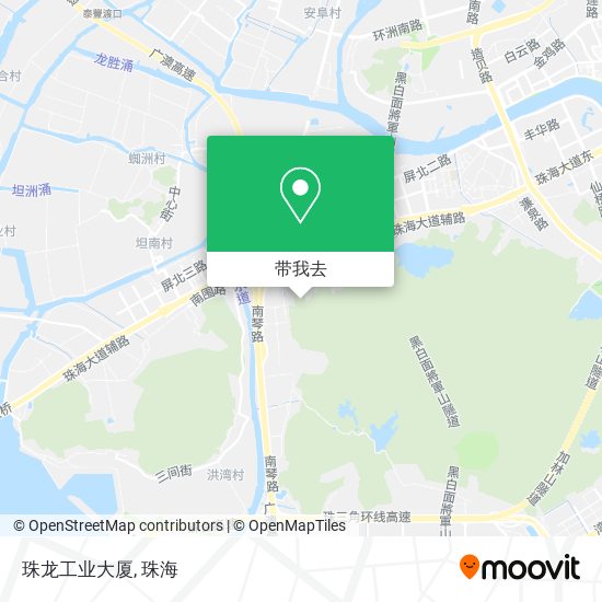 珠龙工业大厦地图