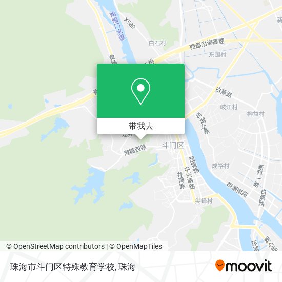 珠海市斗门区特殊教育学校地图