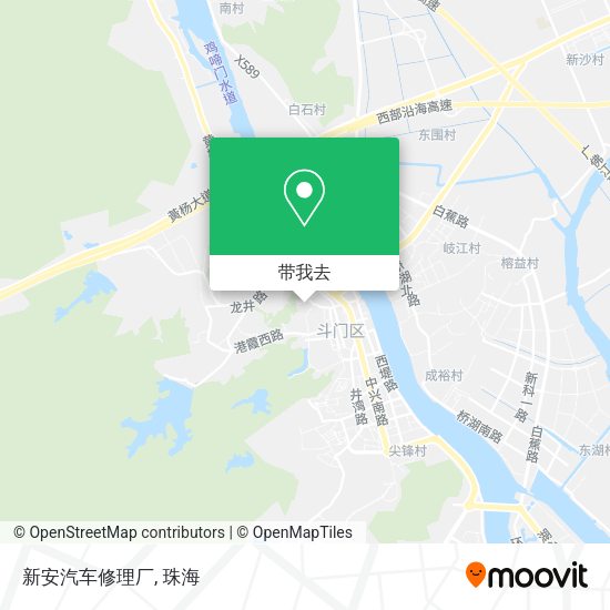 新安汽车修理厂地图