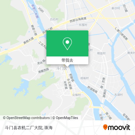 斗门县农机二厂大院地图