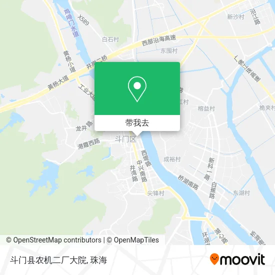斗门县农机二厂大院地图