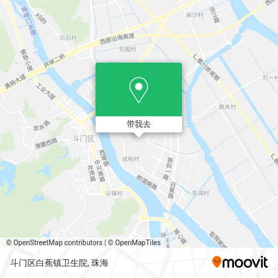 斗门区白蕉镇卫生院地图
