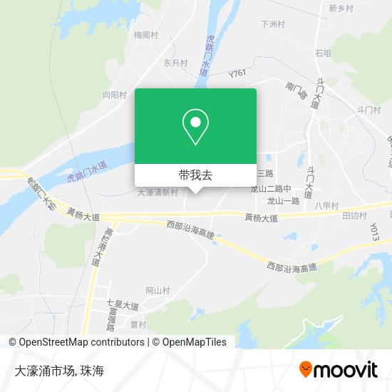 大濠涌市场地图