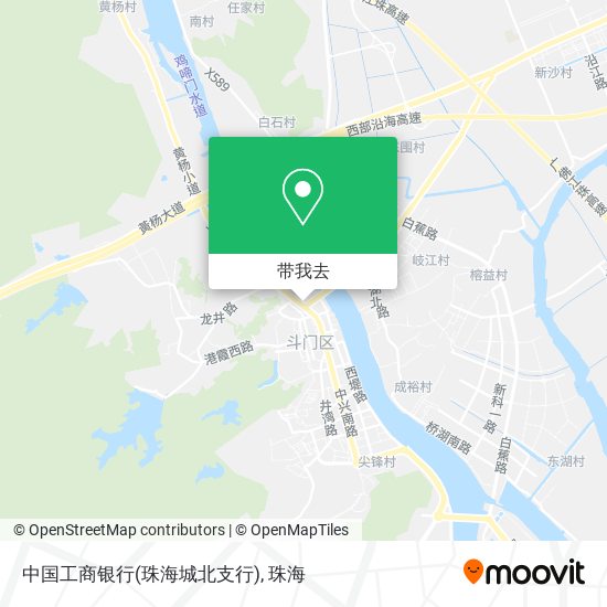 中国工商银行(珠海城北支行)地图