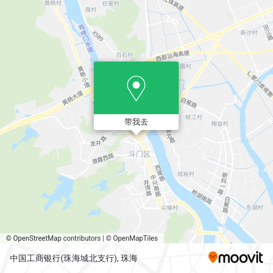 中国工商银行(珠海城北支行)地图