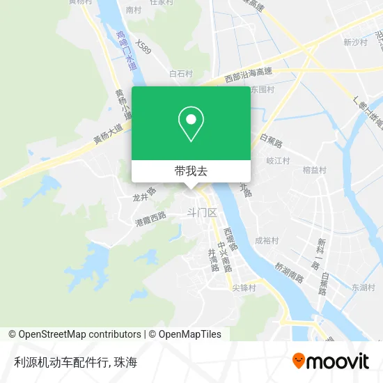 利源机动车配件行地图