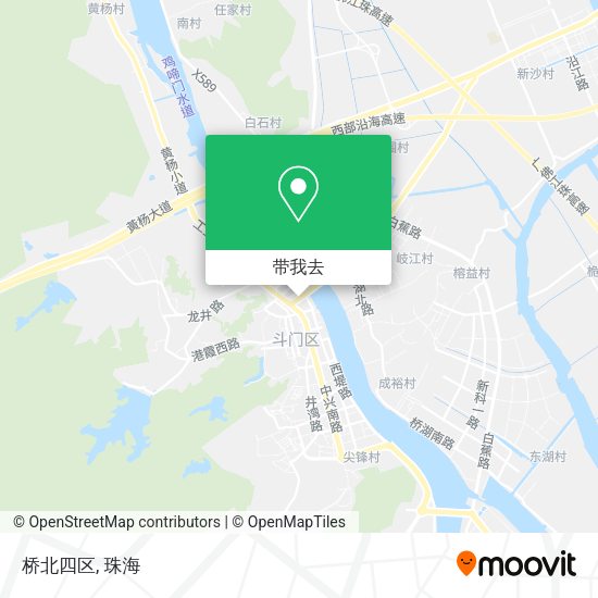 桥北四区地图