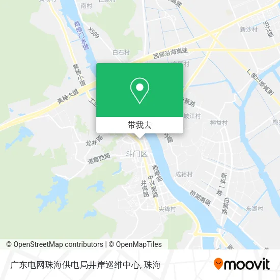 广东电网珠海供电局井岸巡维中心地图