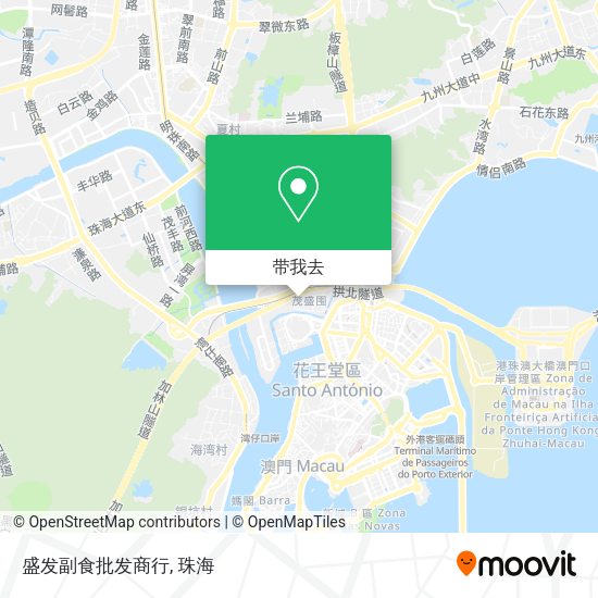 盛发副食批发商行地图