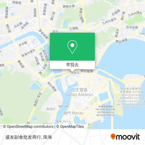 盛发副食批发商行地图