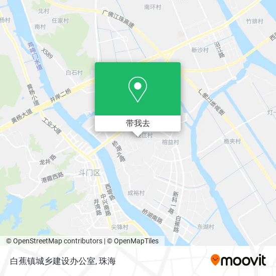 白蕉镇城乡建设办公室地图