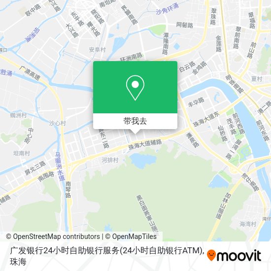 广发银行24小时自助银行服务(24小时自助银行ATM)地图