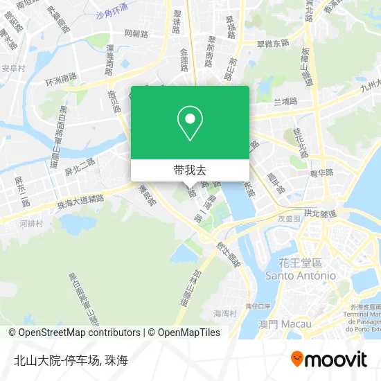 北山大院-停车场地图