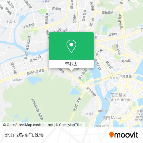 北山市场-东门地图