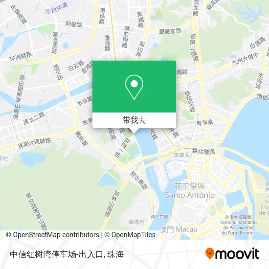 中信红树湾停车场-出入口地图