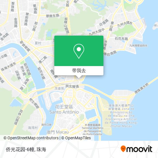 侨光花园-6幢地图