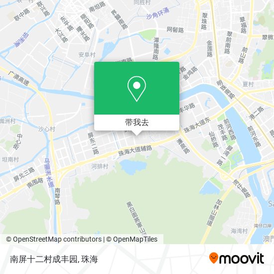 南屏十二村成丰园地图