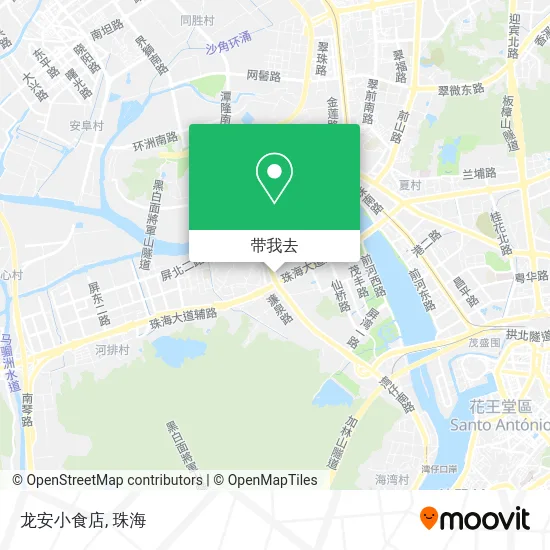 龙安小食店地图