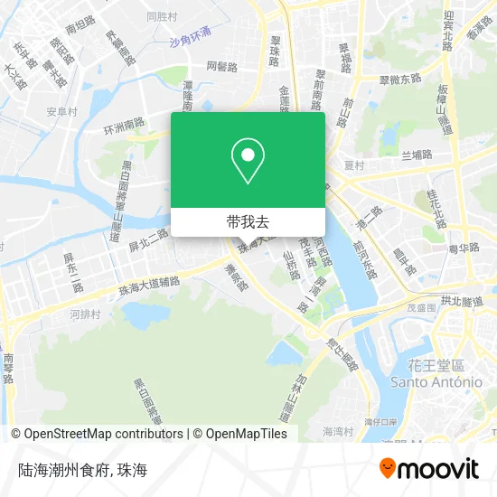 陆海潮州食府地图