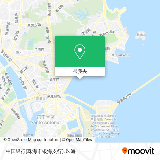 中国银行(珠海市银海支行)地图