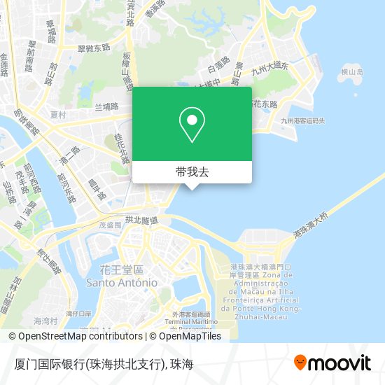 厦门国际银行(珠海拱北支行)地图